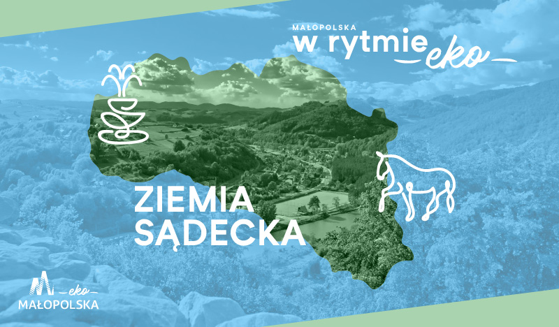 grafika ozdobna Ziemia Sądecka w rytmie Eko